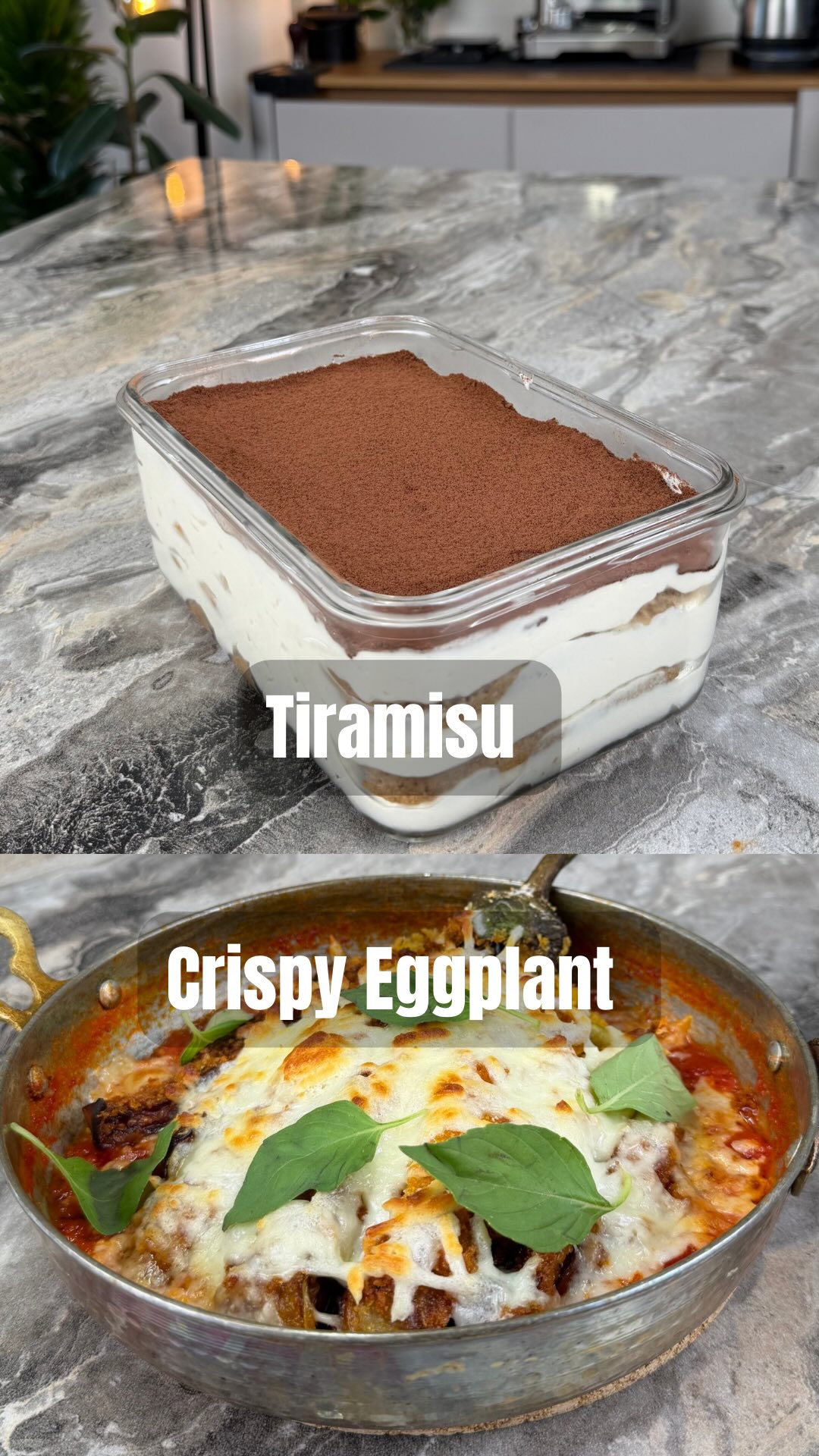 تیرامیسو و بادمجون سوخاری نواب ابراهیمی