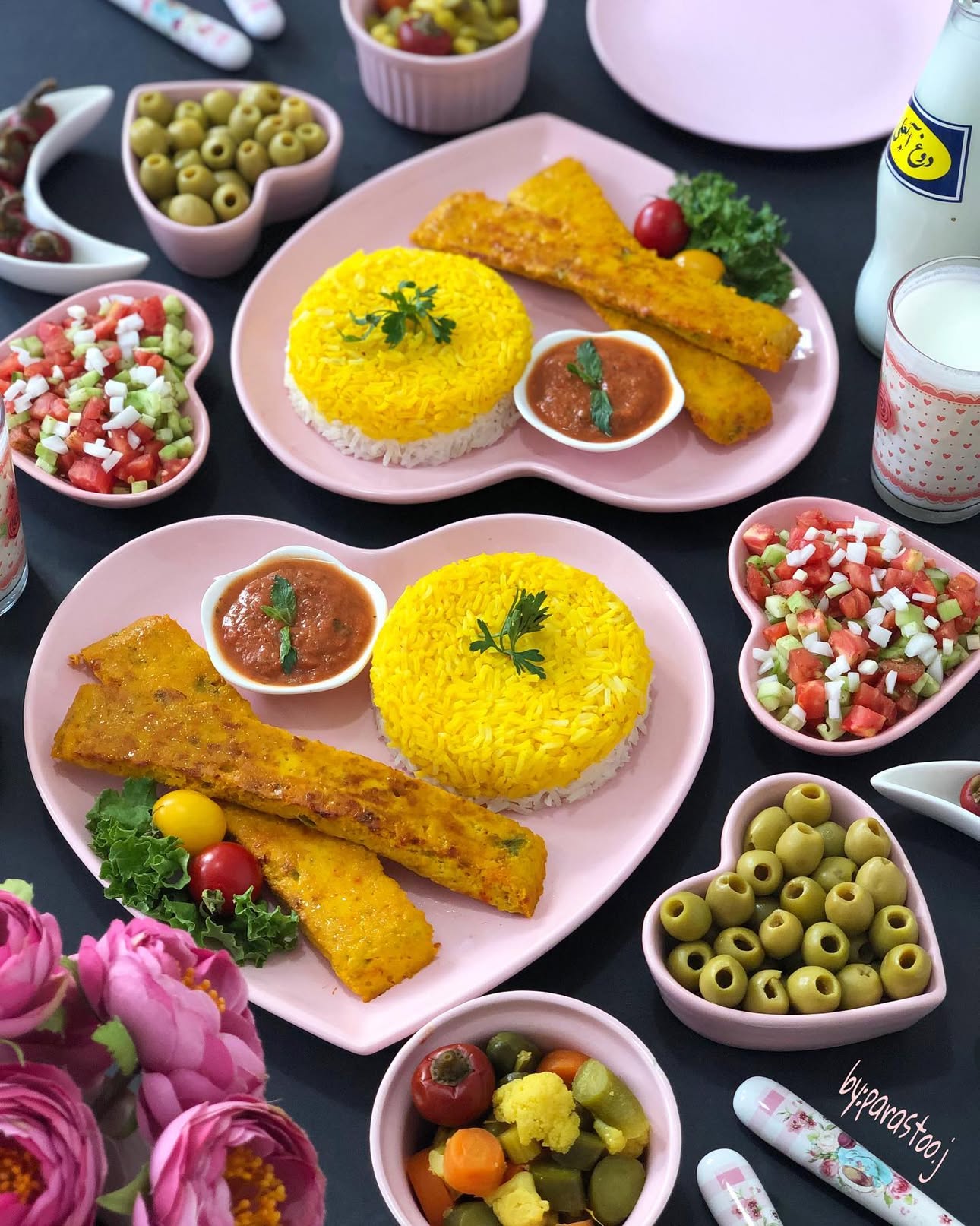 کوبیده مرغ خانگی به سبک پرستو جباری