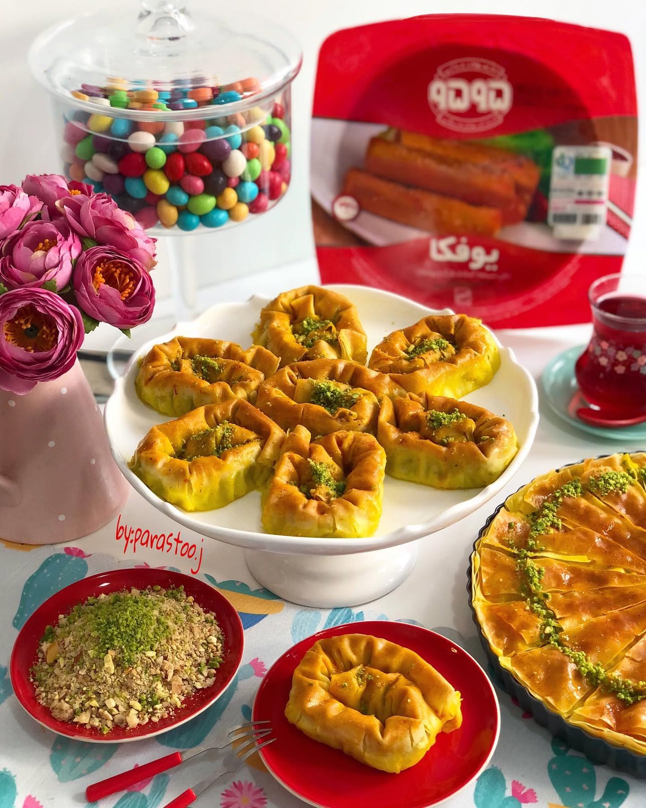 عاقا باقلوا داریم چه باقلوایی🤩😍 خانگی به سبک پرستو جباری خانگی به سبک پرستو جباری
