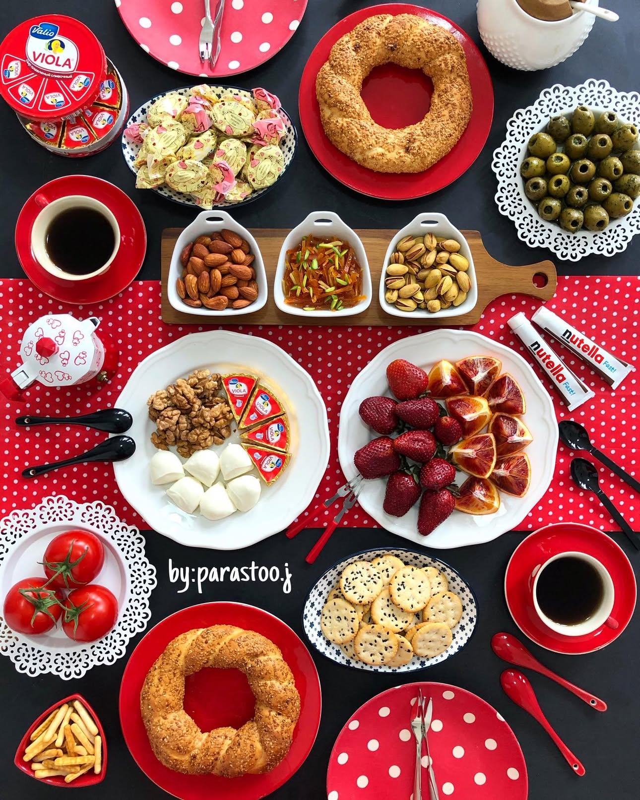 صبح دل انگیز بهاریتون بخیر خانگی به سبک پرستو جباری خانگی به سبک پرستو جباری