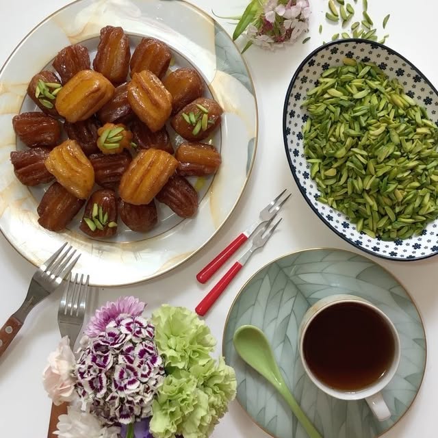 شیرینی بامیه خانگی به سبک پرستو جباری