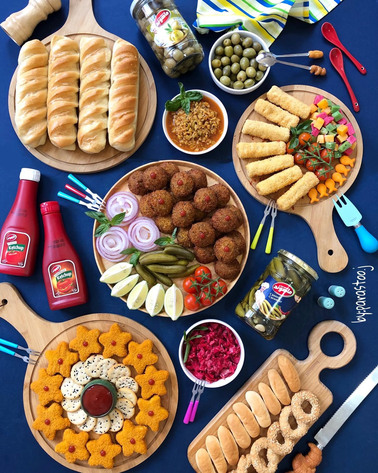 فلافل خونگی خانگی به سبک پرستو جباری