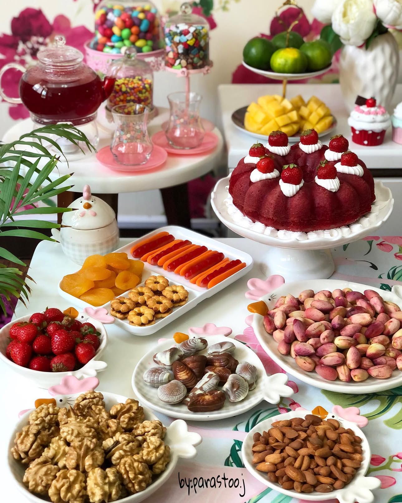 کیک ردولوت خانگی به سبک پرستو جباری