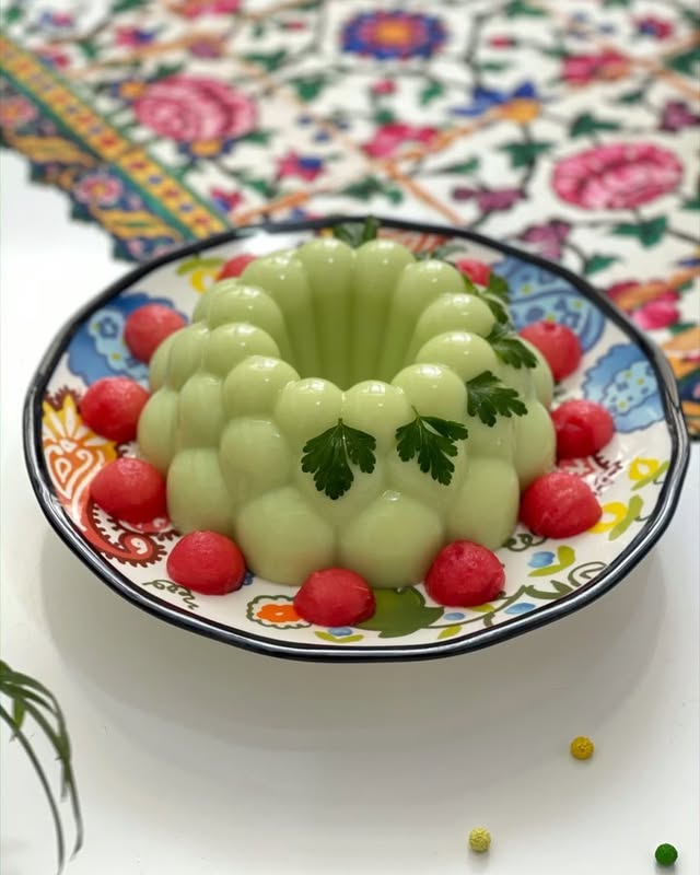 دسر طالبی خانگی به سبک پرستو جباری