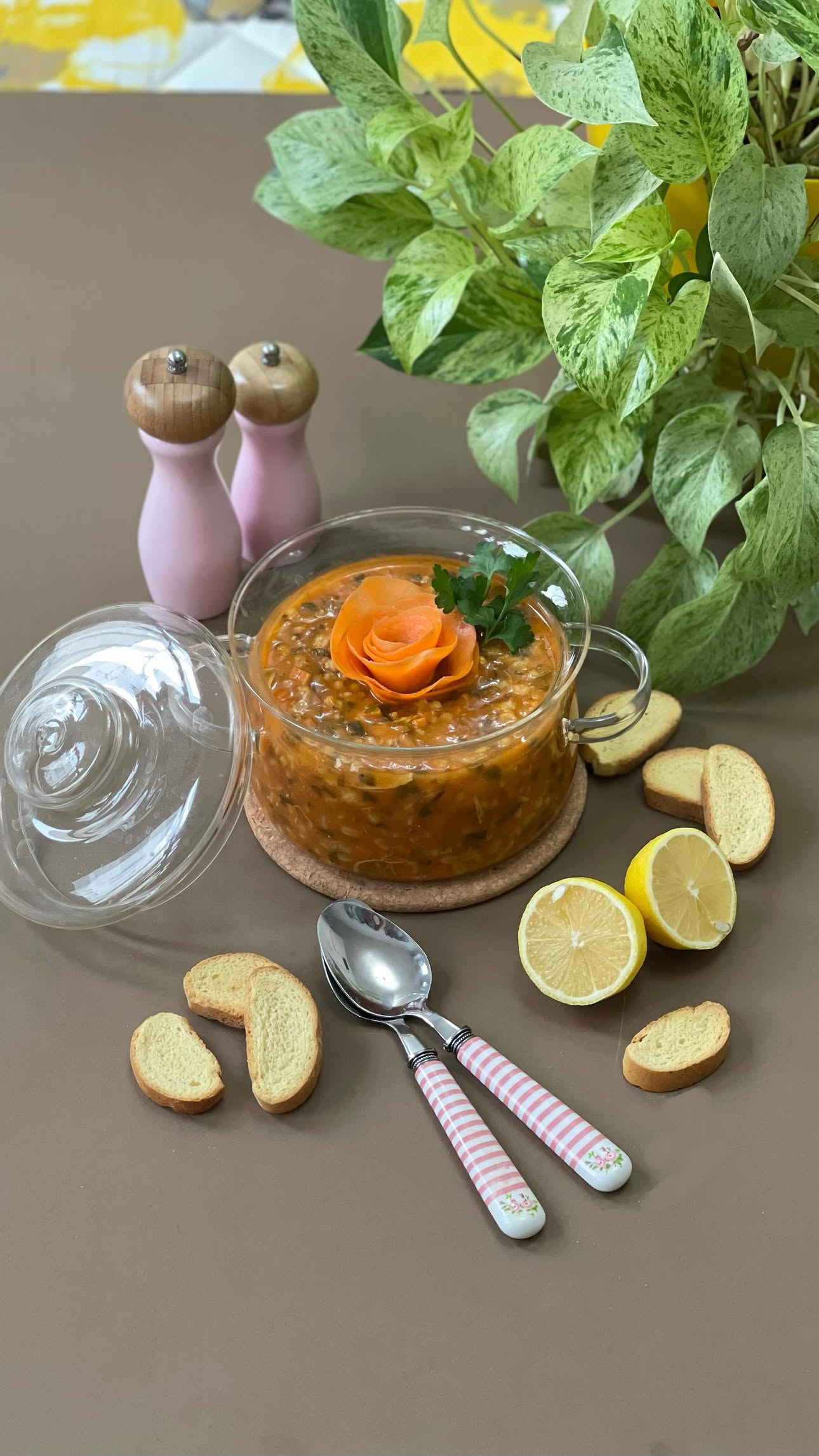 این شما و این خوشمزه ترین سوپ جهان😛 که ص خانگی به سبک پرستو جباری خانگی به سبک پرستو جباری